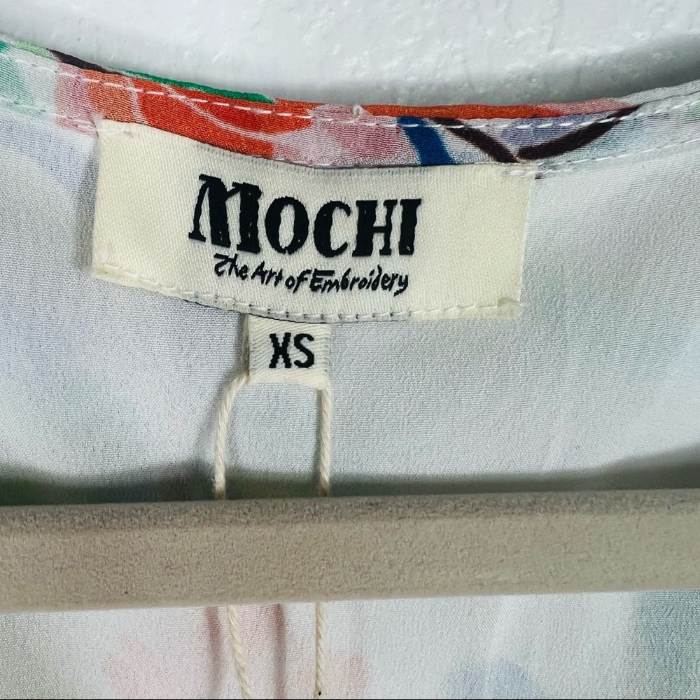 All Things Mochi Valeria Floral Silk Wrap Dress size XS - Picture 11 of 13